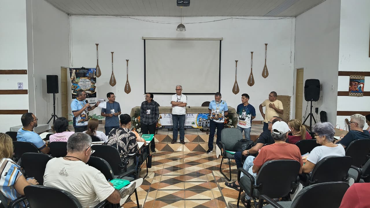 Comissão Regional de Diáconos realiza 8ª Assembleia Regional Norte 1 de Diáconos Permanentes e Esposas