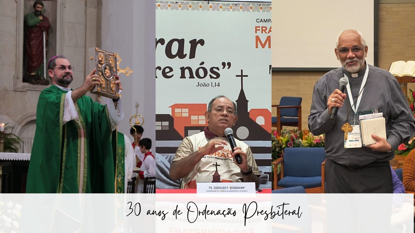 Dom Zenildo Lima, Dom José Alburquerque e Pe. Geraldo Bendaham: vidas pelo Reino